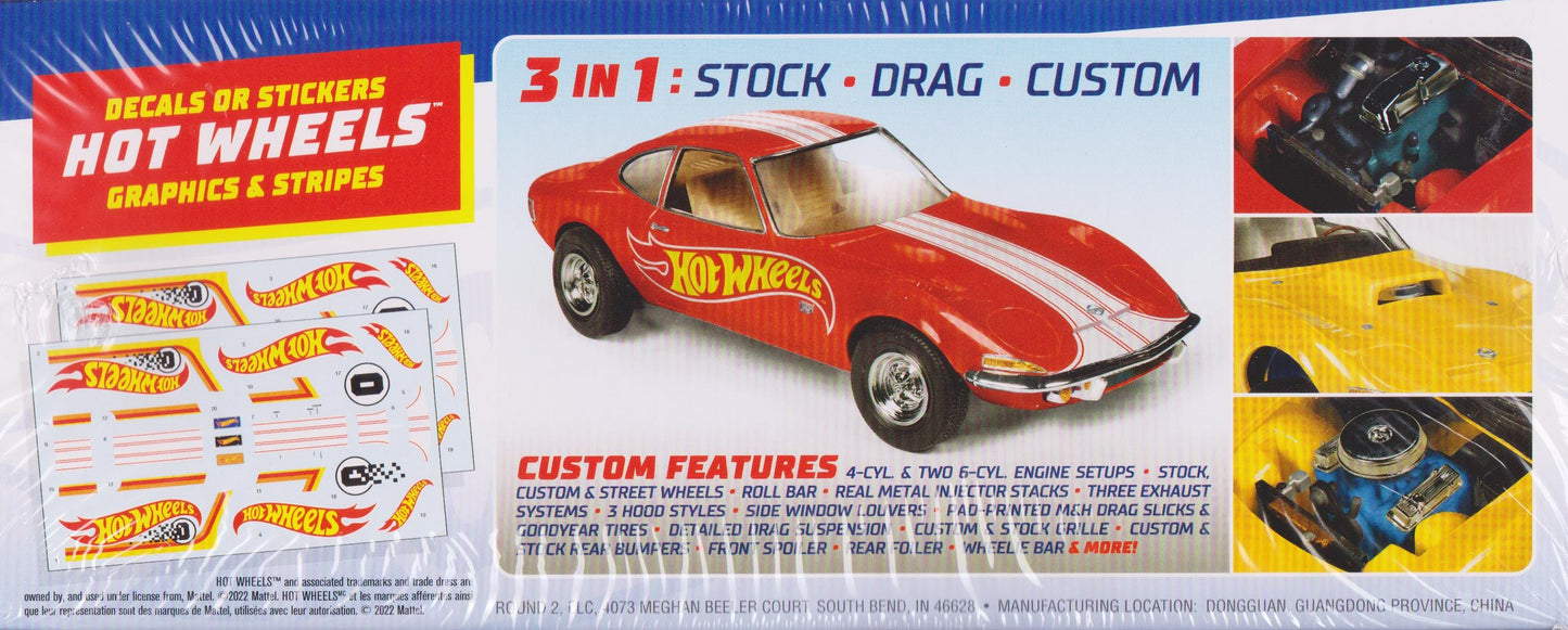 AMT 1303 - 1970 Opel GT Hot Wheels Edition