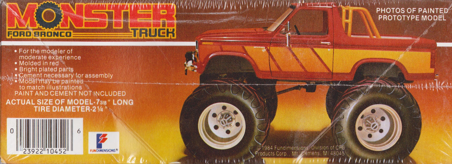 MPC 1-0452 - 1979 Ford Bronco Monster Truck - 1984 release