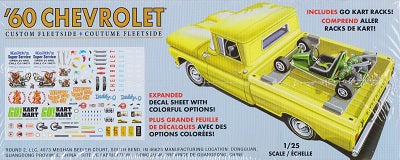 AMT-1063 1960 Chevrolet Custom Fleetside Pickup With Go-Cart