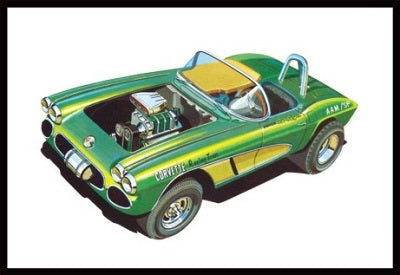 AMT-1318 1962 Chevrolet Corvette 3-in-1 Kit