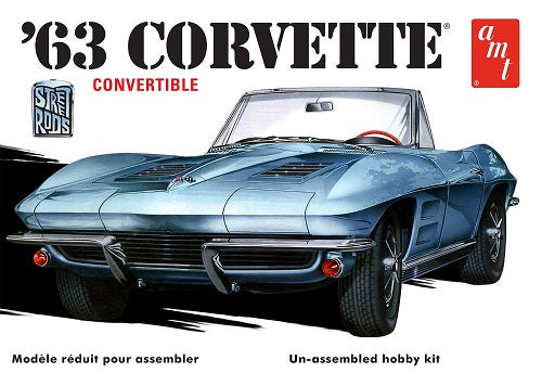 AMT 1335 - 1963 Chevrolet Corvette 3-in-1 Convertible