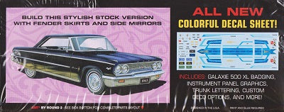 AMT-1186 1963 Ford Galaxie 500 XL 3-in-1 Advanced Customizing Kit