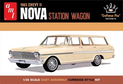 AMT-1202 1963 Chevrolet II Nova Station Wagon "Craftsman Plus" Series