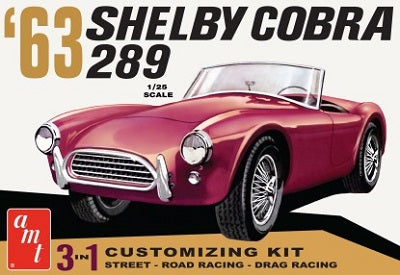 AMT-1319 1963 Shelby Cobra 289 Customizing Kit