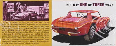 AMT-1319 1963 Shelby Cobra 289 Customizing Kit