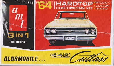 AMT-1066 1964 Oldsmobile 442 Cutlass Hardtop 3-in-1