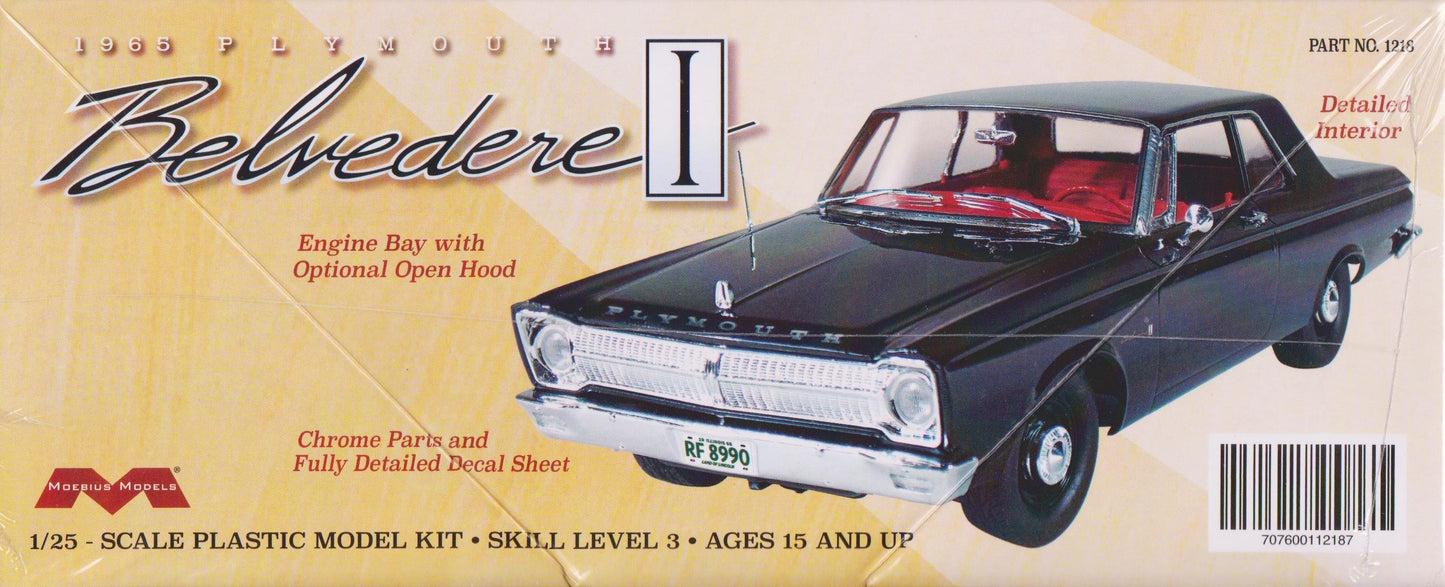 Moebius 1218 - 1965 Plymouth Belvedere I