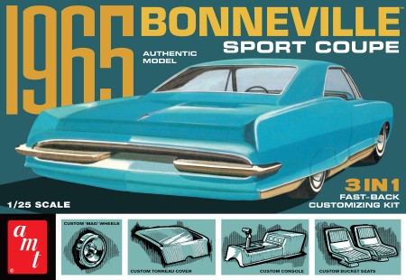 AMT 1260 - 1965 Pontiac Bonneville Fast-Back Sports Coupe