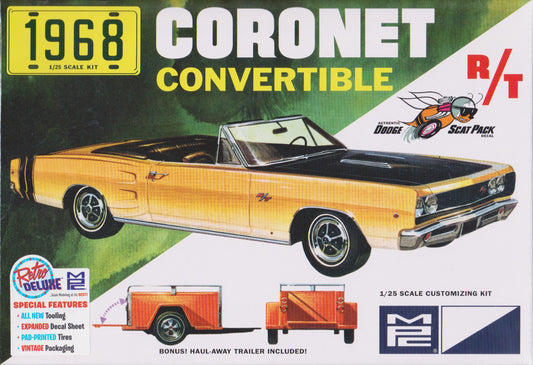 MPC 978 - 1968 Dodge Coronet Convertible R/T With Trailer