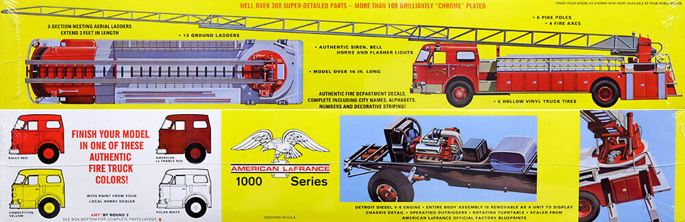AMT 1204 - 1971 American LaFrance Ladder Chief