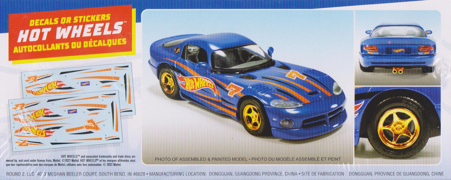 AMT 1349 - 1997 Dodge Viper GTS Hot Wheels Edition