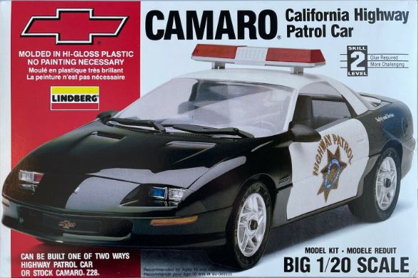 Lindberg 72513 - 1994 Camaro Z28 Highway Patrol Car - 1/20th Scale