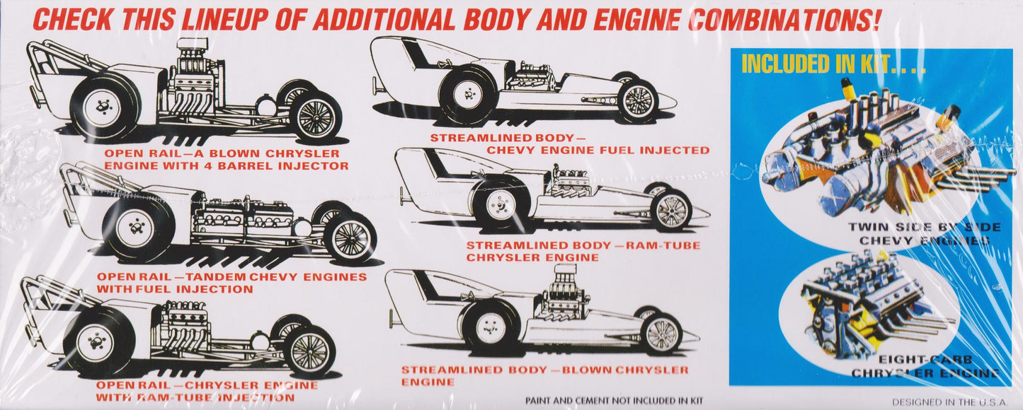 AMT 1380 - 1935 Fiat Double Dragster Kit