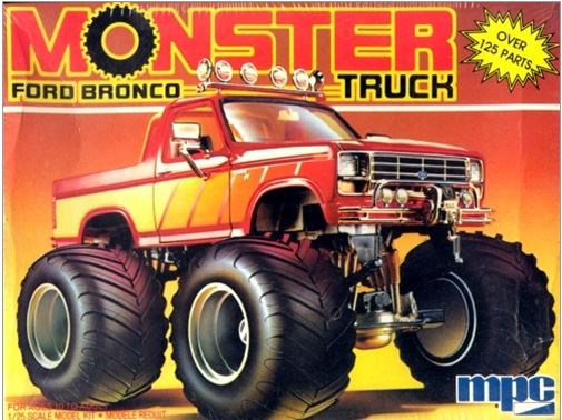 MPC 1-0452 - 1979 Ford Bronco Monster Truck - 1984 release