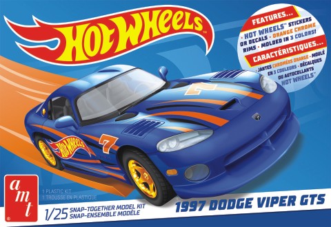 AMT 1349 - 1997 Dodge Viper GTS Hot Wheels Edition