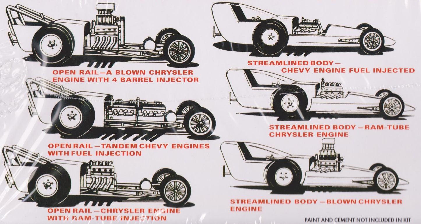 AMT 1380 - 1935 Fiat Double Dragster Kit